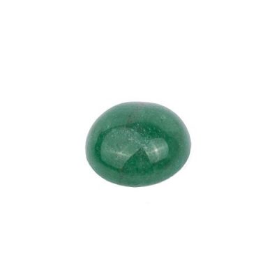 Нефрит зеленый - кабошон круглый, 10х4 мм